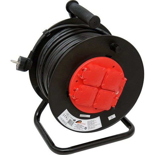 Prenosna priključnica motalica 3x1.5mm PM-MOT4-50M-2 DZ IP20