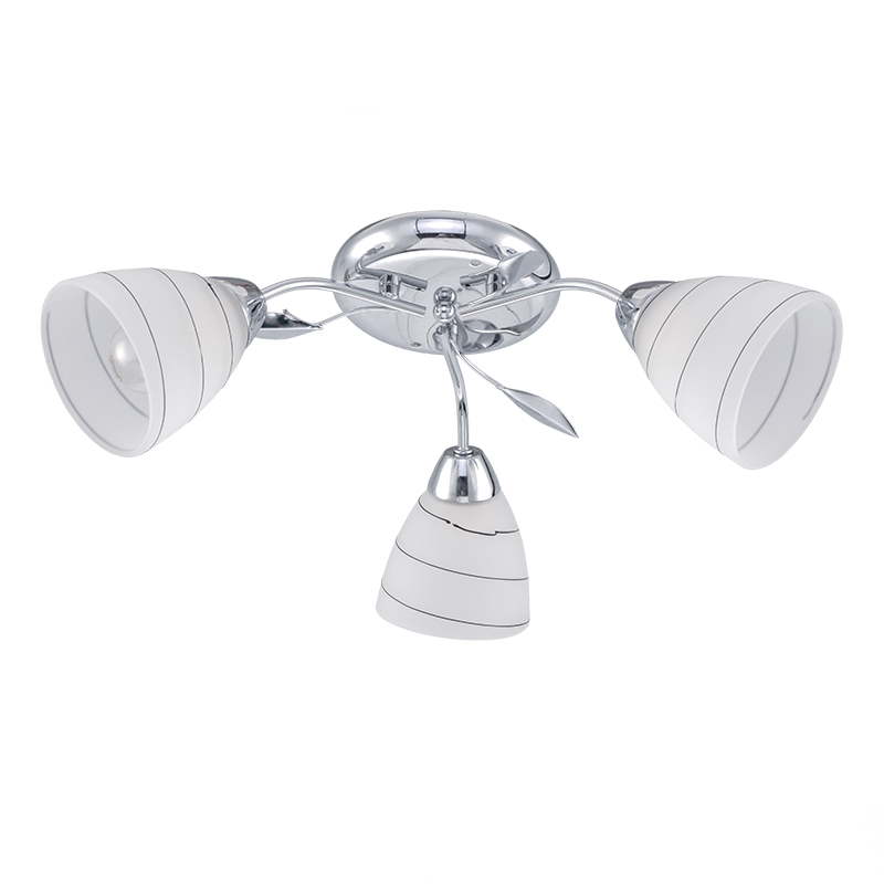 Luster Calla 3xE14 hrom