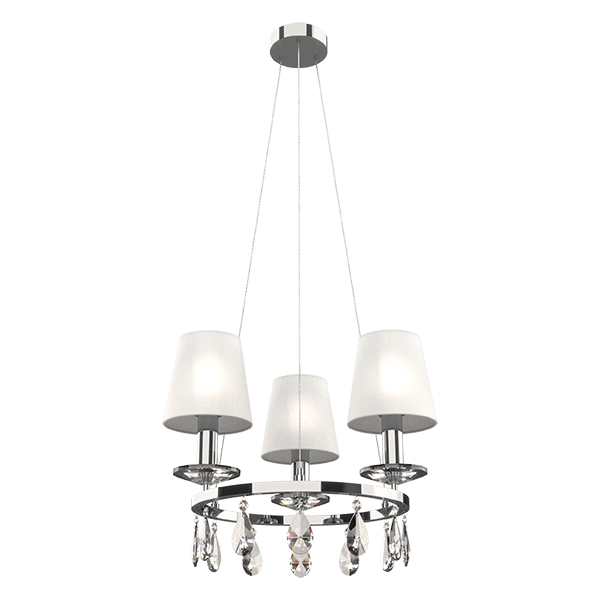 Visilica BARBARA 3xE14 hrom